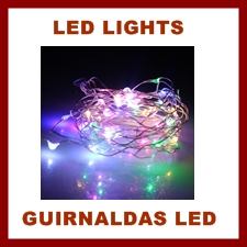Guirnaldas LED para manualidades